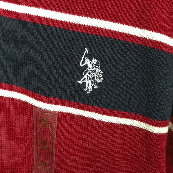 SOLD US Polo Assn. Men's Size XL Sweater Half Zip NWT - Picture 4 of 8